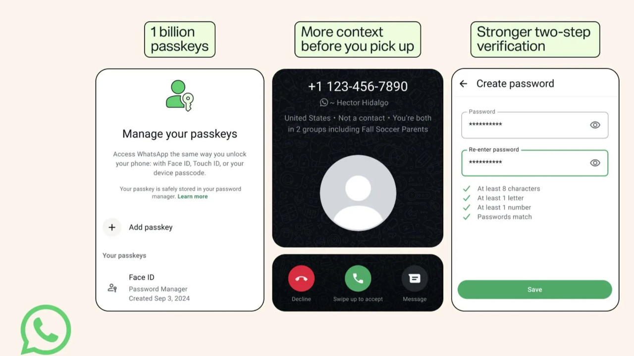 Whatsapp, hesap güvenliğini artıran yeni özellikleri duyurdu